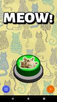 Miau de Gato Botón de Sonido Poster