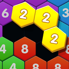 Merge Block-2048 Hexa puzzle icône