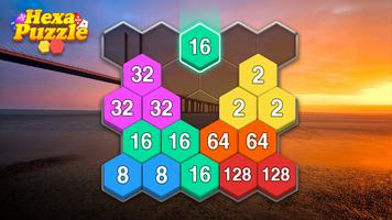 Merge Block - 2048 Hexa puzzle screenshot 2