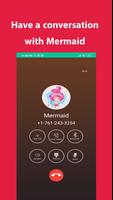 Fake call from cute Mermaid スクリーンショット 3