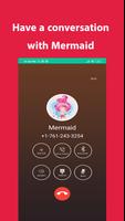 Fake call from cute Mermaid capture d'écran 3