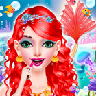 Meerjungfrau Prinzessin Make-up & Ankleiden Mädche Zeichen