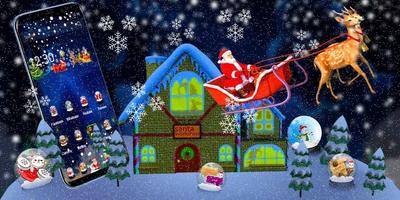 3 Schermata 3D Merry Christmas Santa