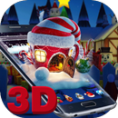 3D 메리 크리스마스 산타 테마 APK