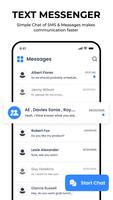 Messages: SMS, Text Messenger 포스터