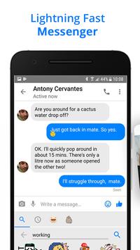 Messenger Go for Social Media, Messages, Feed 截图 1