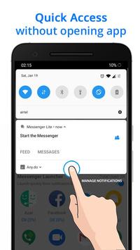 Messenger Go for Social Media, Messages, Feed 截图 7