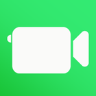 Facetime like video call messenger ikon