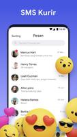 SMS Messenger: Beranda Pesan poster