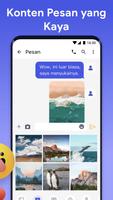 SMS Messenger: Beranda Pesan screenshot 1