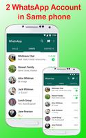 Messenger for WhatsApp web Plakat