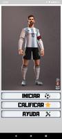 Poster Messi tiro libre juego futbol