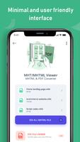 MHT/MHTML Viewer & MHTML to PDF Converter ảnh chụp màn hình 2