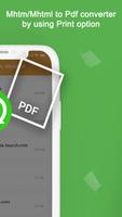 MHTML لتحويل PDF تصوير الشاشة 1