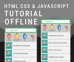 Html and JavaScript tutorial Affiche
