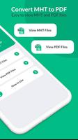 MHT to pdf converter & Viewer Ekran Görüntüsü 1