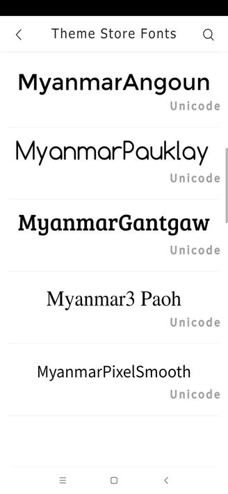 TTA Mi Official Myanmar Unicode Font screenshot 4