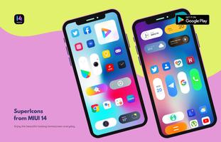 MiUi 14 Widgets + SuperIcons Affiche