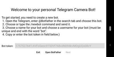 Camera Bot for Telegram الملصق