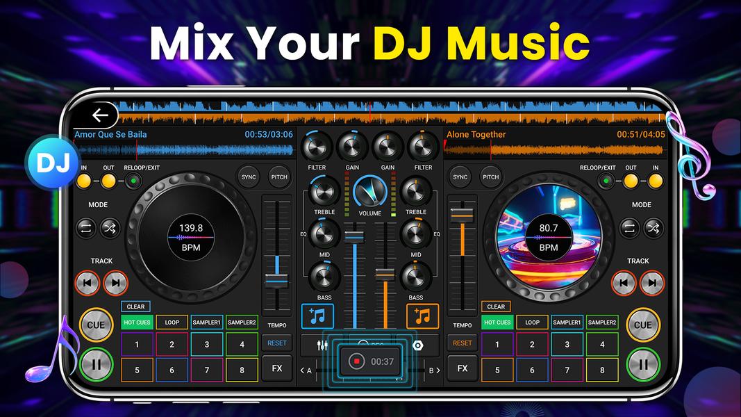 Beste DJ Music Mixer - DJ Drum Pad-Alternativen und ähnliche Apps