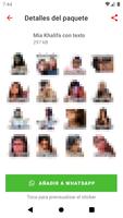 Stickers de Mia Khalifa imagem de tela 3