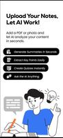 Smart Notes: AI Summary, Quiz poster