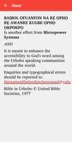 Urhobo Bible - BAIBOL ỌFUANFON capture d'écran 3