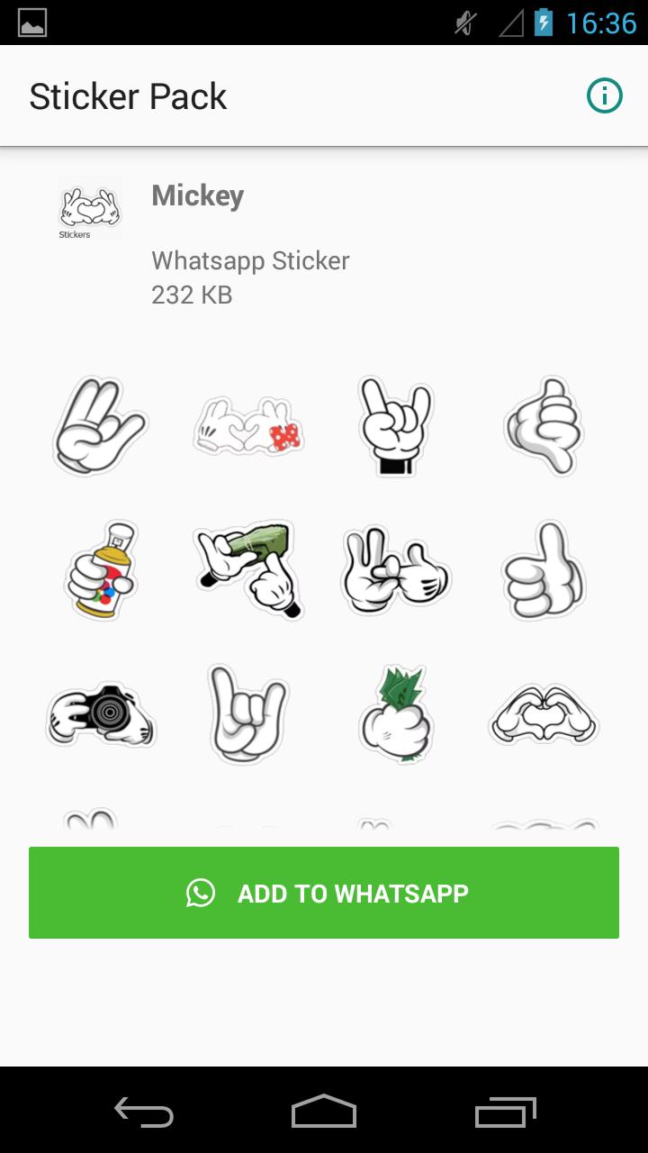 Ánimo ambición Abultar Mickey Stickers para Whatsapp APK للاندرويد تنزيل