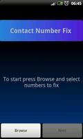 Contact Number Fix Affiche