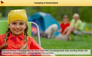 Camping-in-Deutschland Cartaz