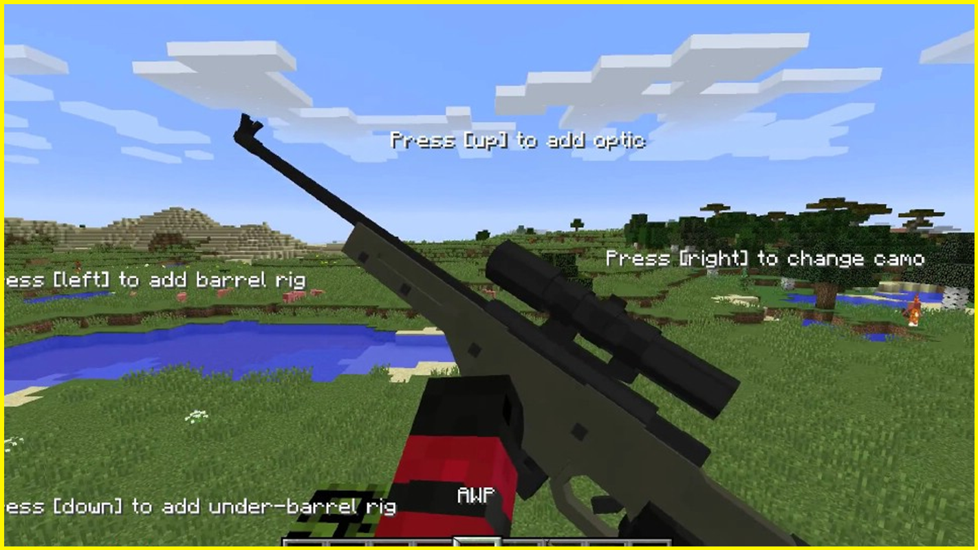 Оружие на версию 1.19. Minecraft Modern Warfare оружие. Снайперская винтовка в МАЙНКРАФТЕ мод. Мод на огнестрельное оружие. Minecraft мод на оружие.