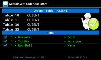 Microinvest Order Assistant capture d'écran 2