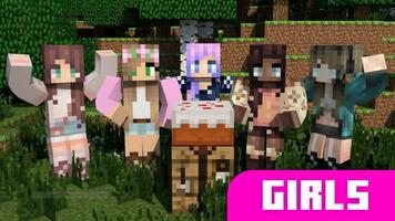 Girl for minecraft 포스터
