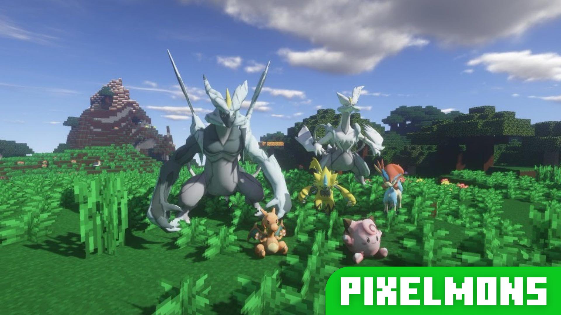 Pixelmon легендарные