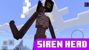 Siren head for minecraft Affiche