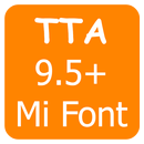 TTA MI Myanmar Font 9.5 to 12 APK