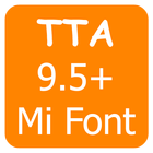TTA MI Myanmar Font 9.5 to 12-icoon