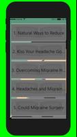 Migraine Cure Remedies poster