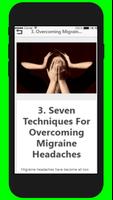 Migraine Cure Remedies capture d'écran 3