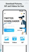 Video Downloader for Twitter plakat