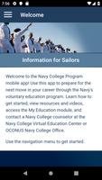 Navy College Program poster