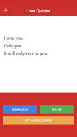 Love Quotes - Shayari Wallpapers poster