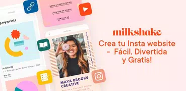 Milkshake editor de sitios web