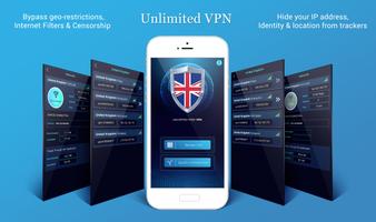 UK VPN Free - Easy Secure Fast VPN постер