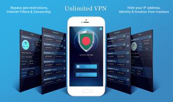 Bangladesh VPN Free - Easy Secure Fast VPN poster