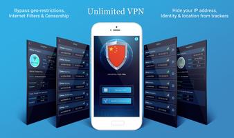 China VPN Free - Easy Secure Fast VPN 포스터