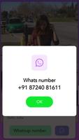 mimiChat - Find girls mobile numbers for WhatsApp capture d'écran 1