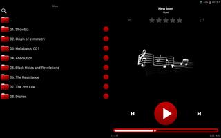 برنامه‌نما mMusic Skin Auto Red عکس از صفحه