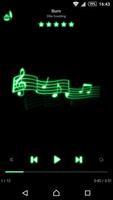 mMusic Skin Neon Green Affiche