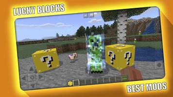 Poster Lucky Block Mod for Minecraft 